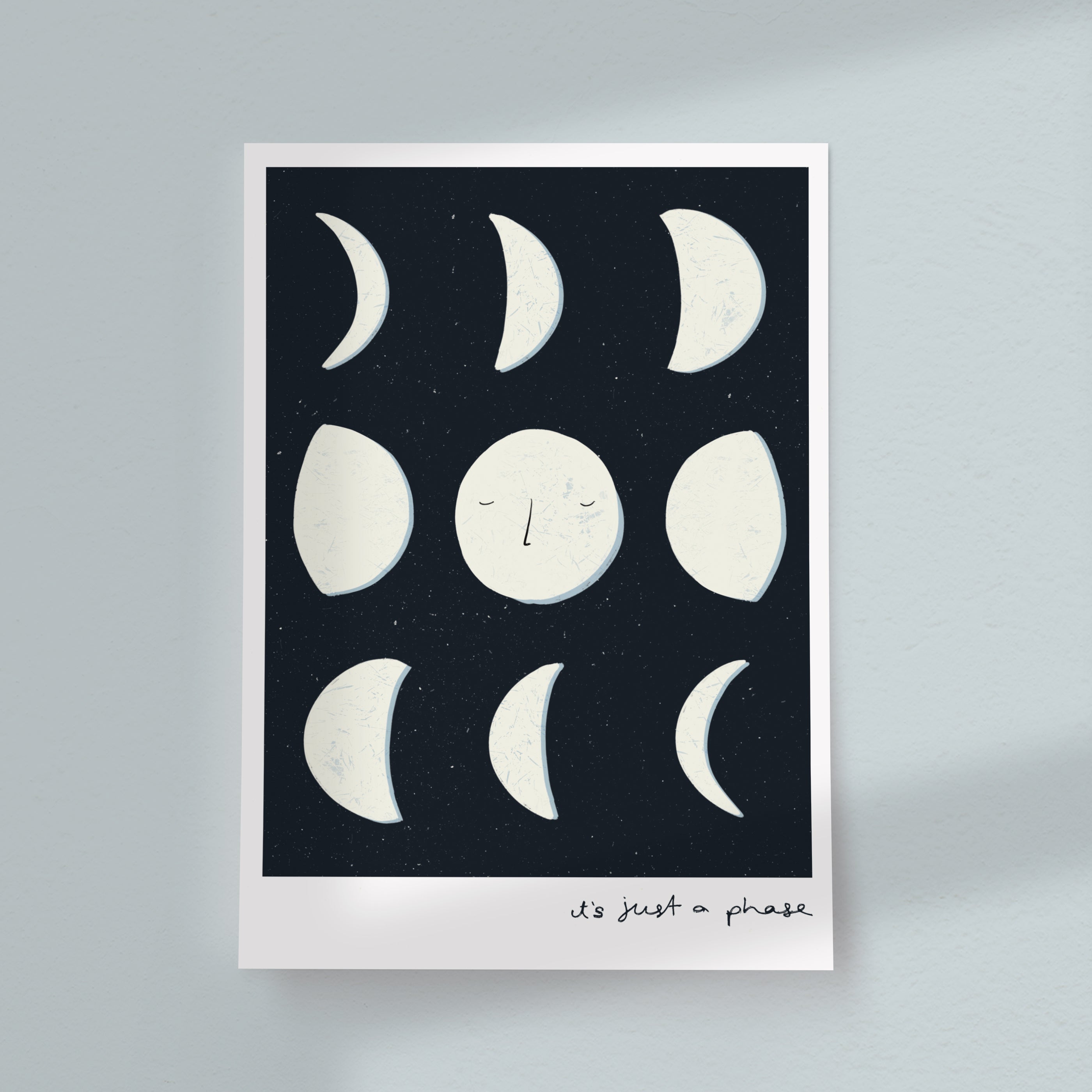 Moon Phase Art Print