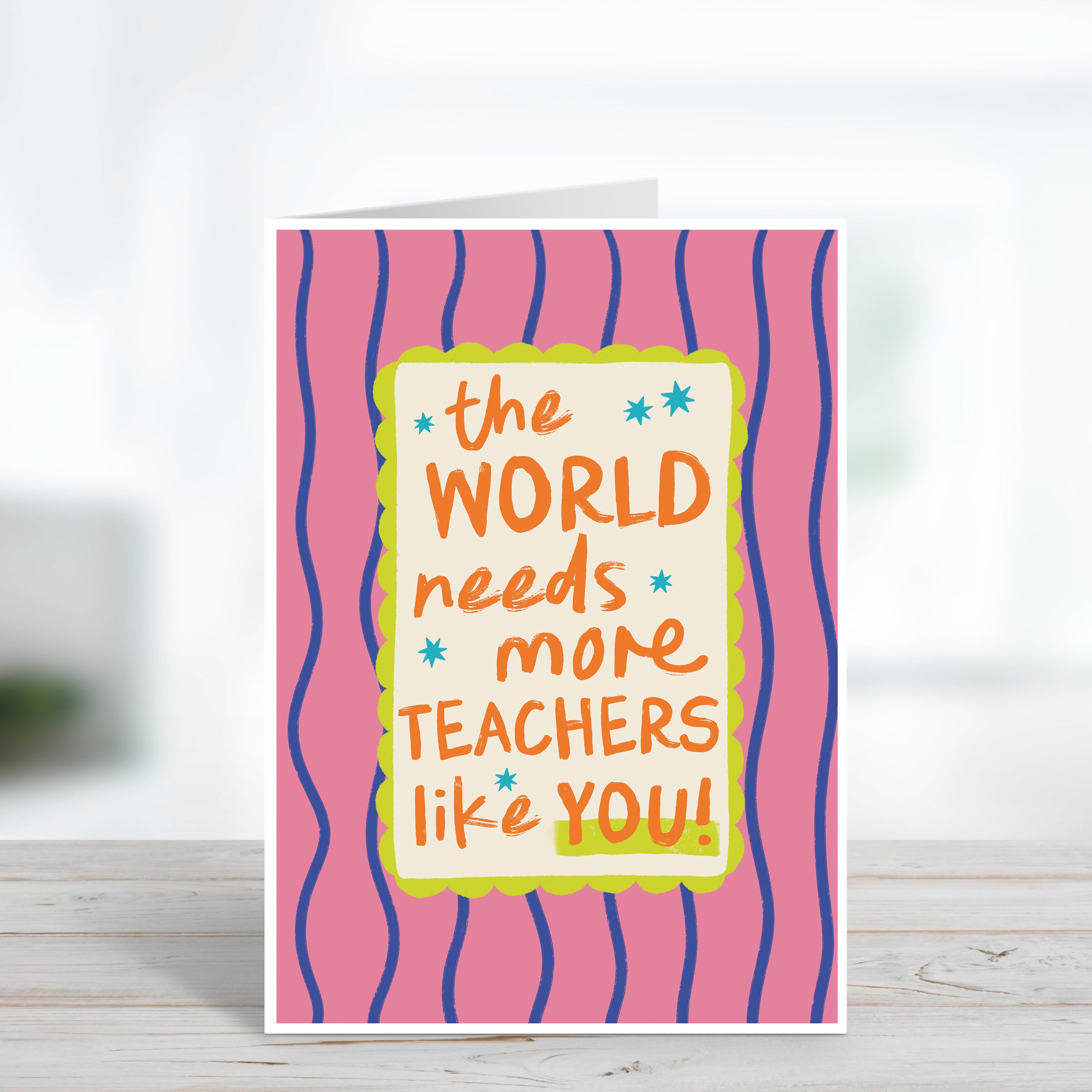 More Teachers Like You Thank You Card