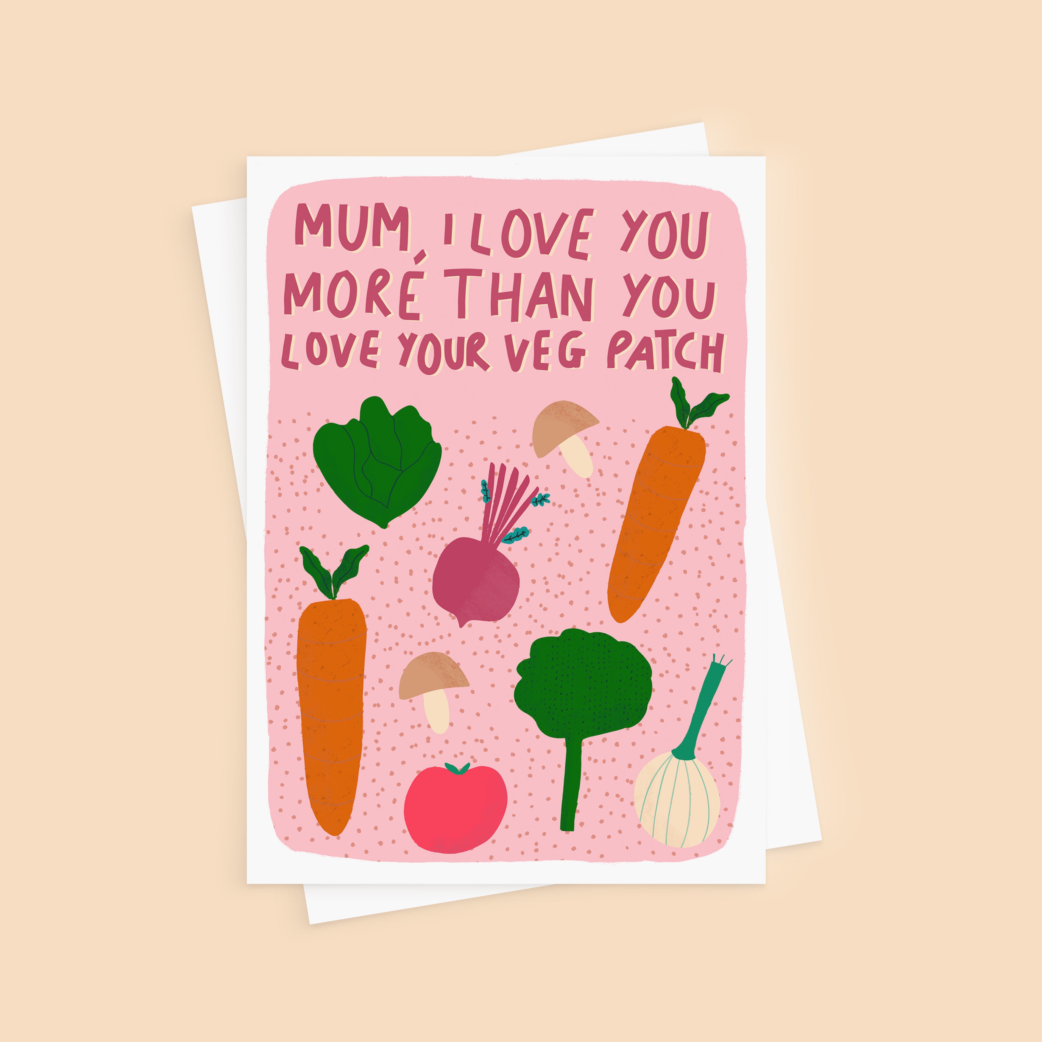 Gardening Card For Mum - Veg Patch