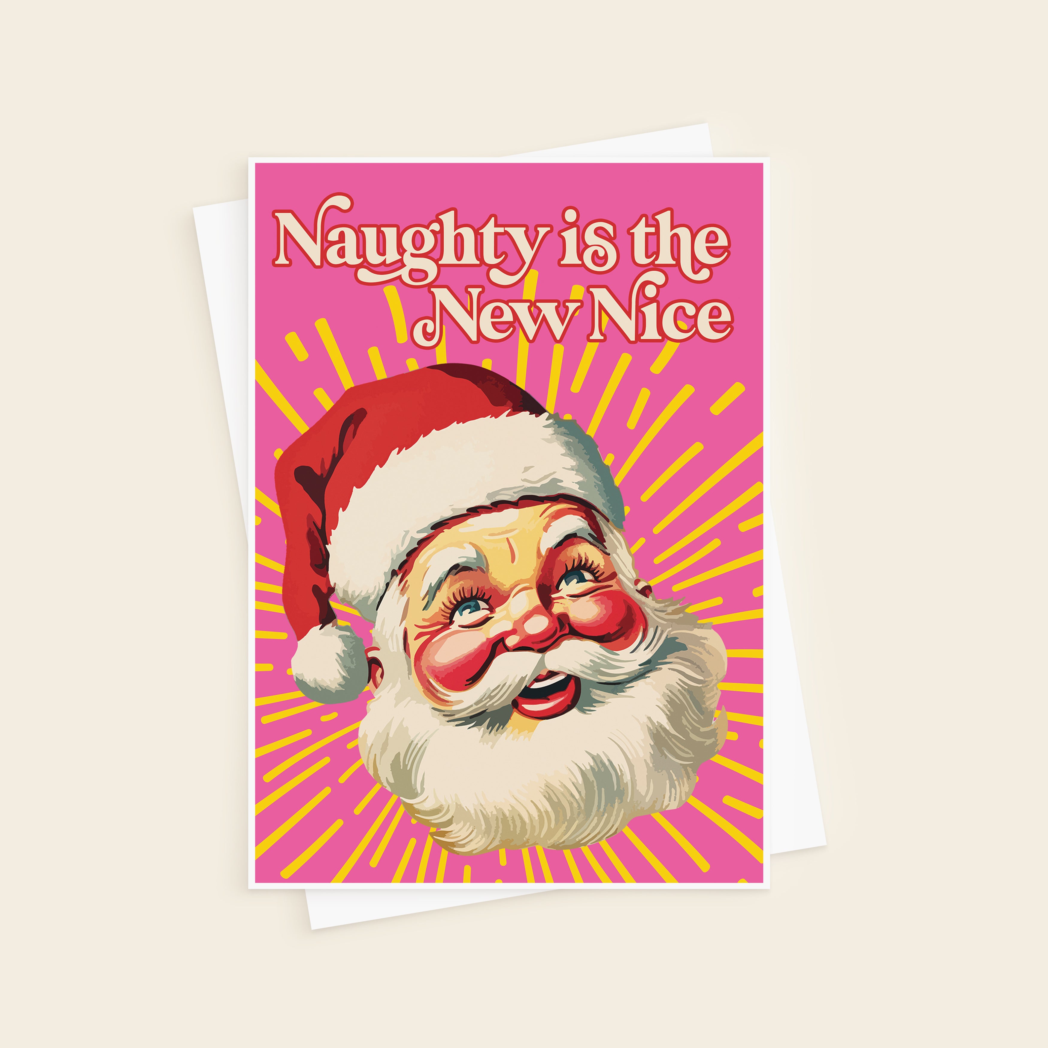 Naughty Is The New Nice Funny Christmas Card