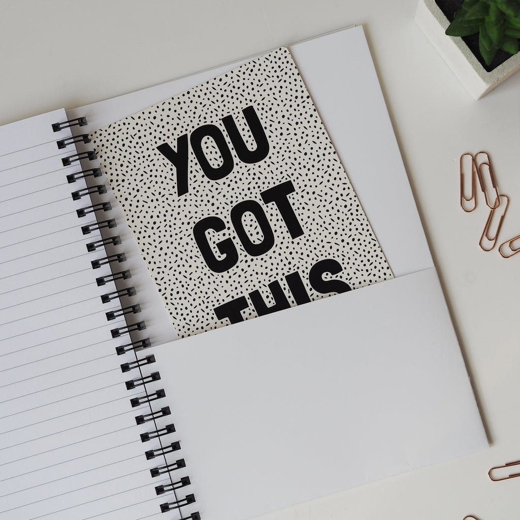 You Are Strong Tiger Spiral Notebook