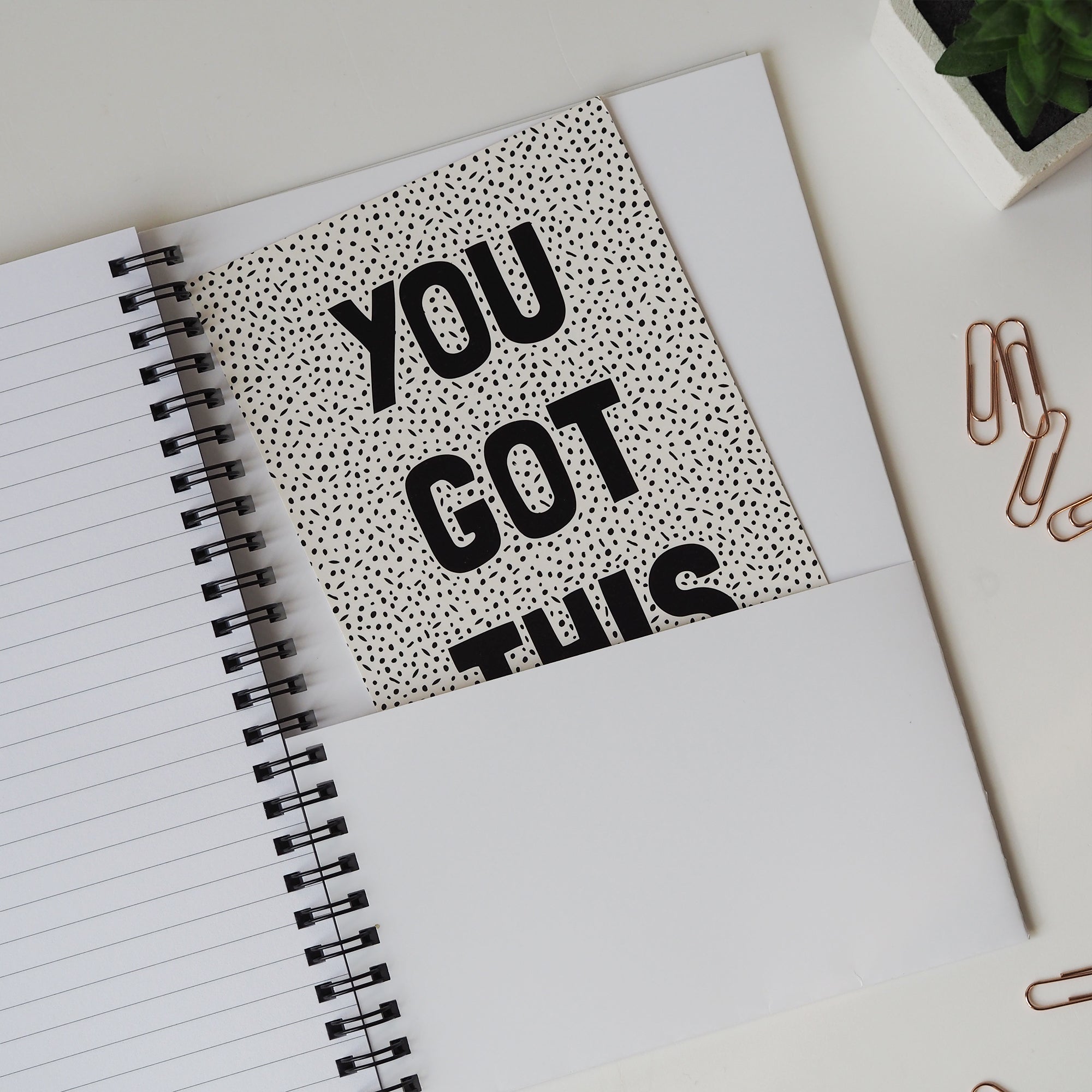 You Are Strong Tiger Spiral Notebook