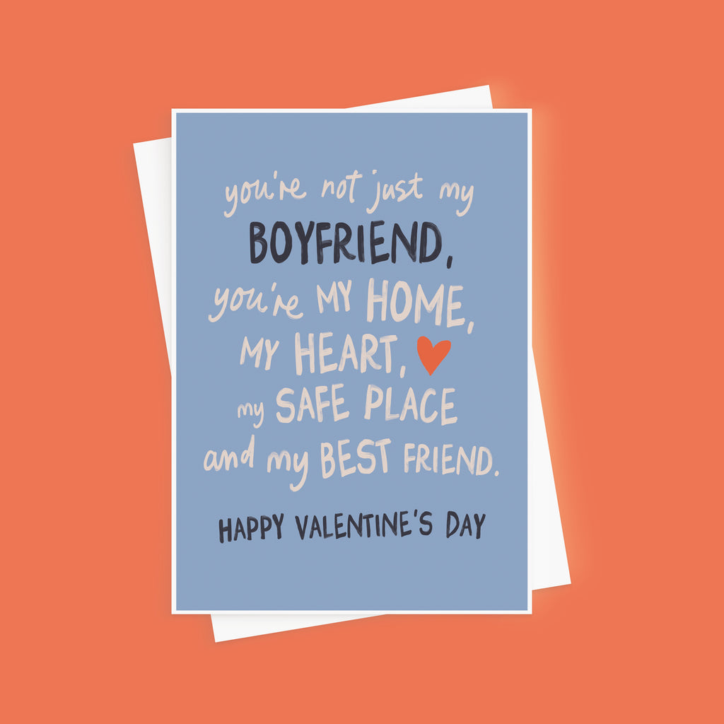 Not Just My Boyfriend Sentimental Valentine's Day Card