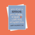Not Just My Boyfriend Sentimental Valentine's Day Card