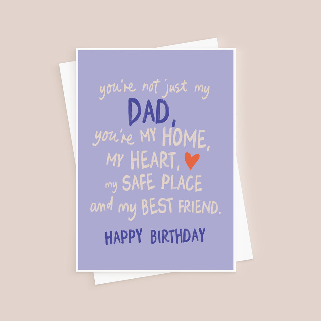 Not Just My Dad Sentimental Birthday Card