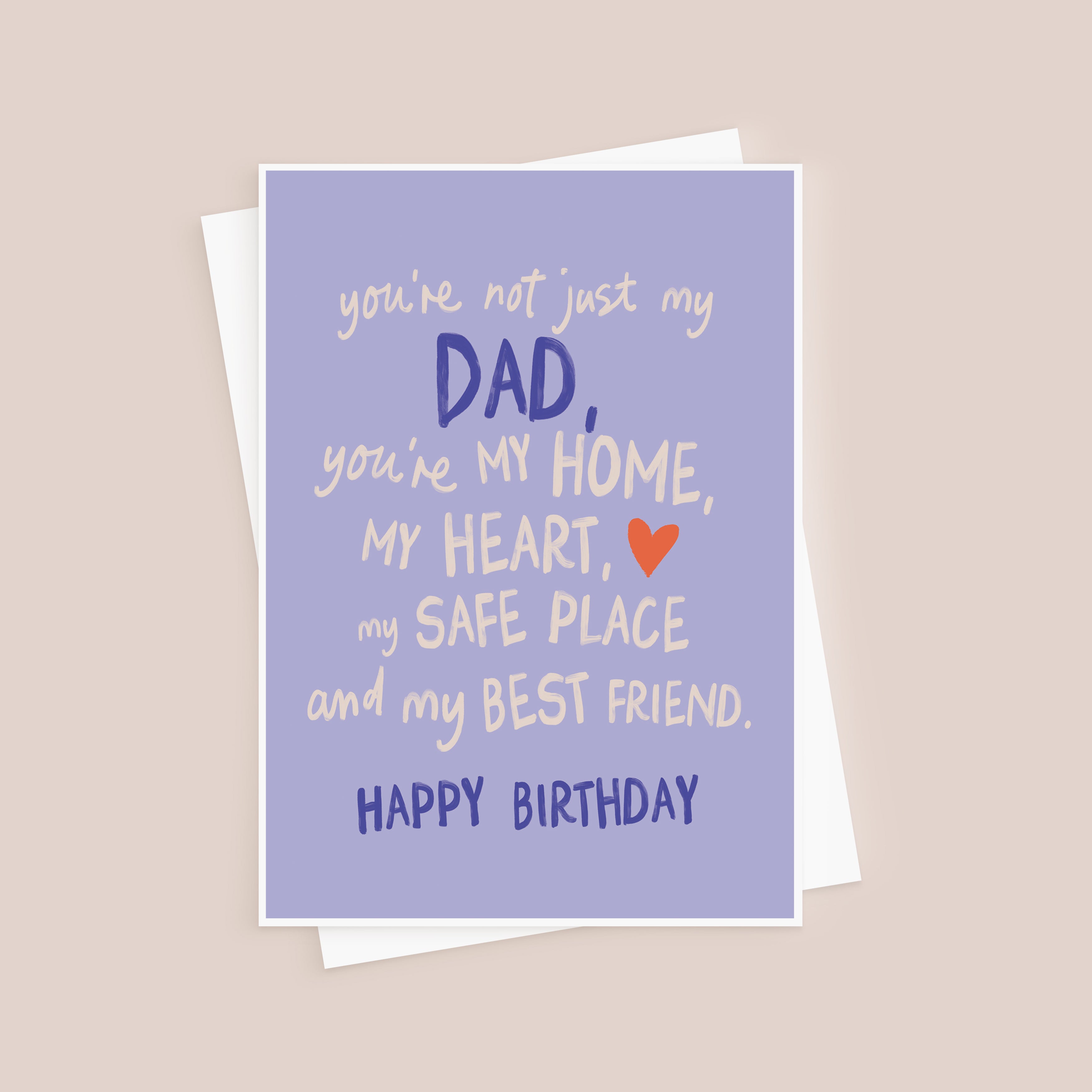 Not Just My Dad Sentimental Birthday Card