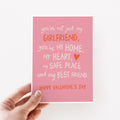 Not Just My Girlfriend Sentimental Valentine's Day Card