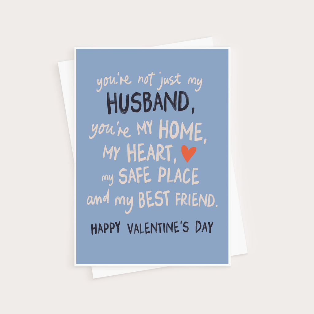 Not Just My Husband Sentimental Valentine's Day Card