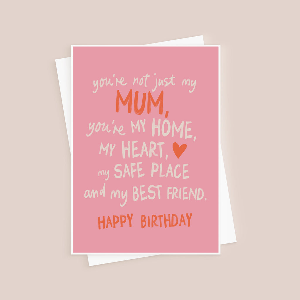 Not Just My Mum Sentimental Birthday Card