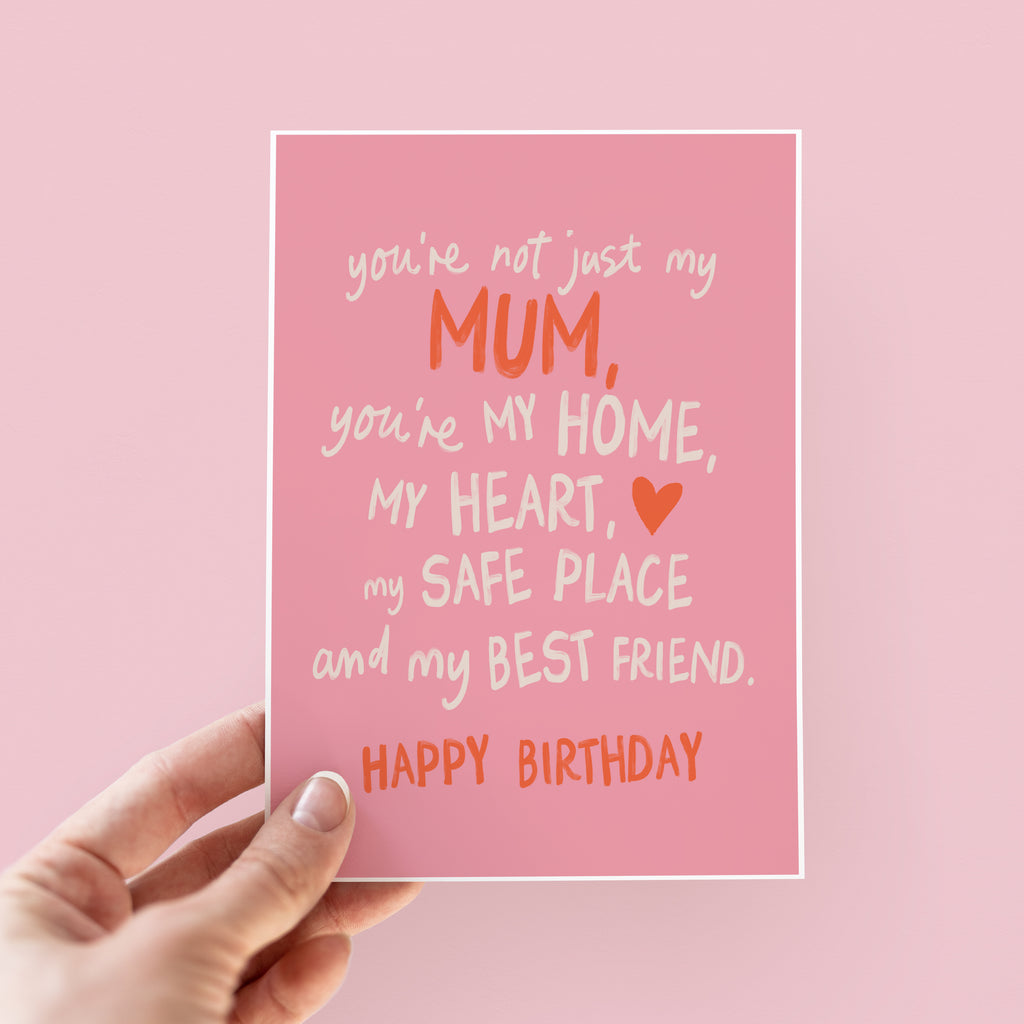 Not Just My Mum Sentimental Birthday Card