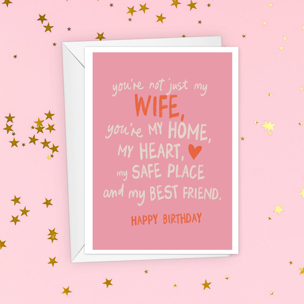 Not Just My Wife Sentimental Birthday Card