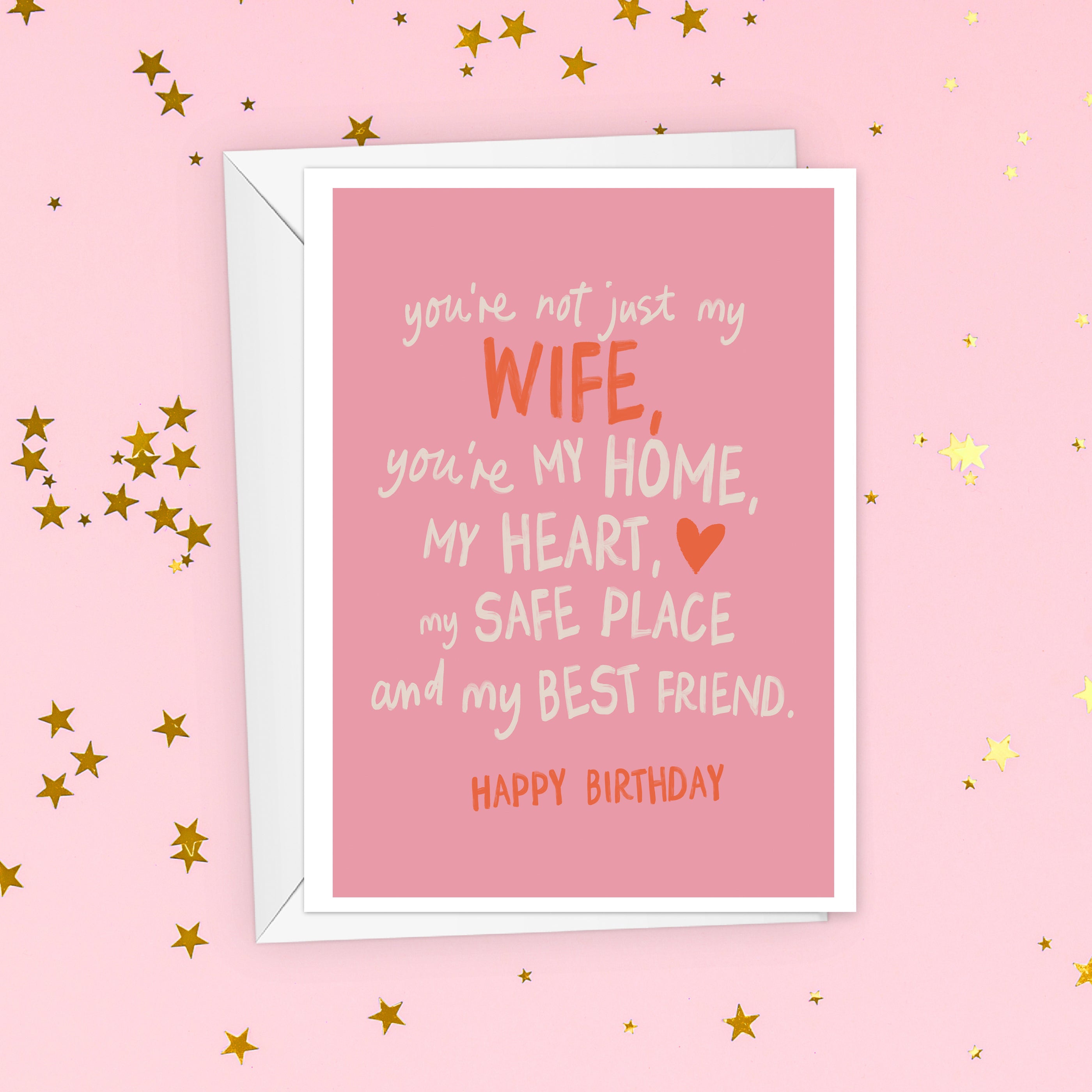 Not Just My Wife Sentimental Birthday Card