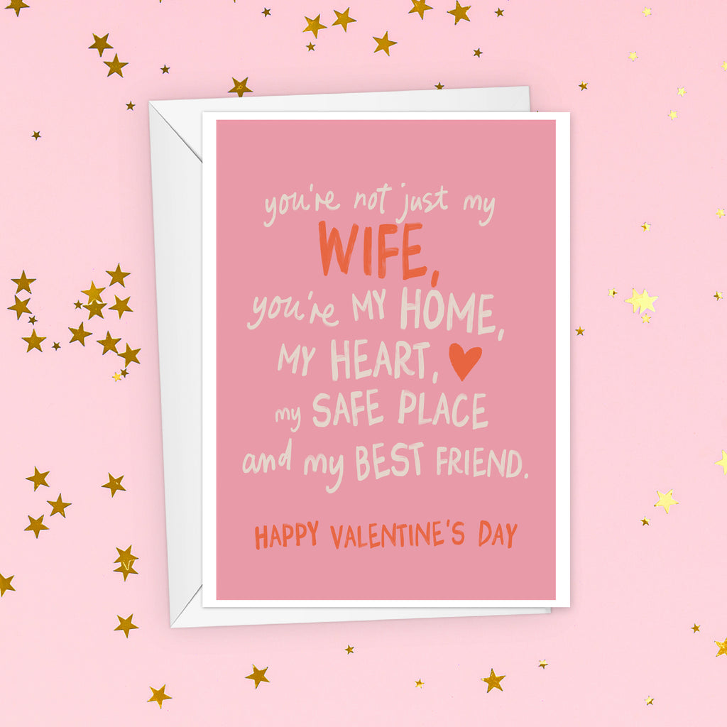 Not Just My Wife Sentimental Valentine's Day Card