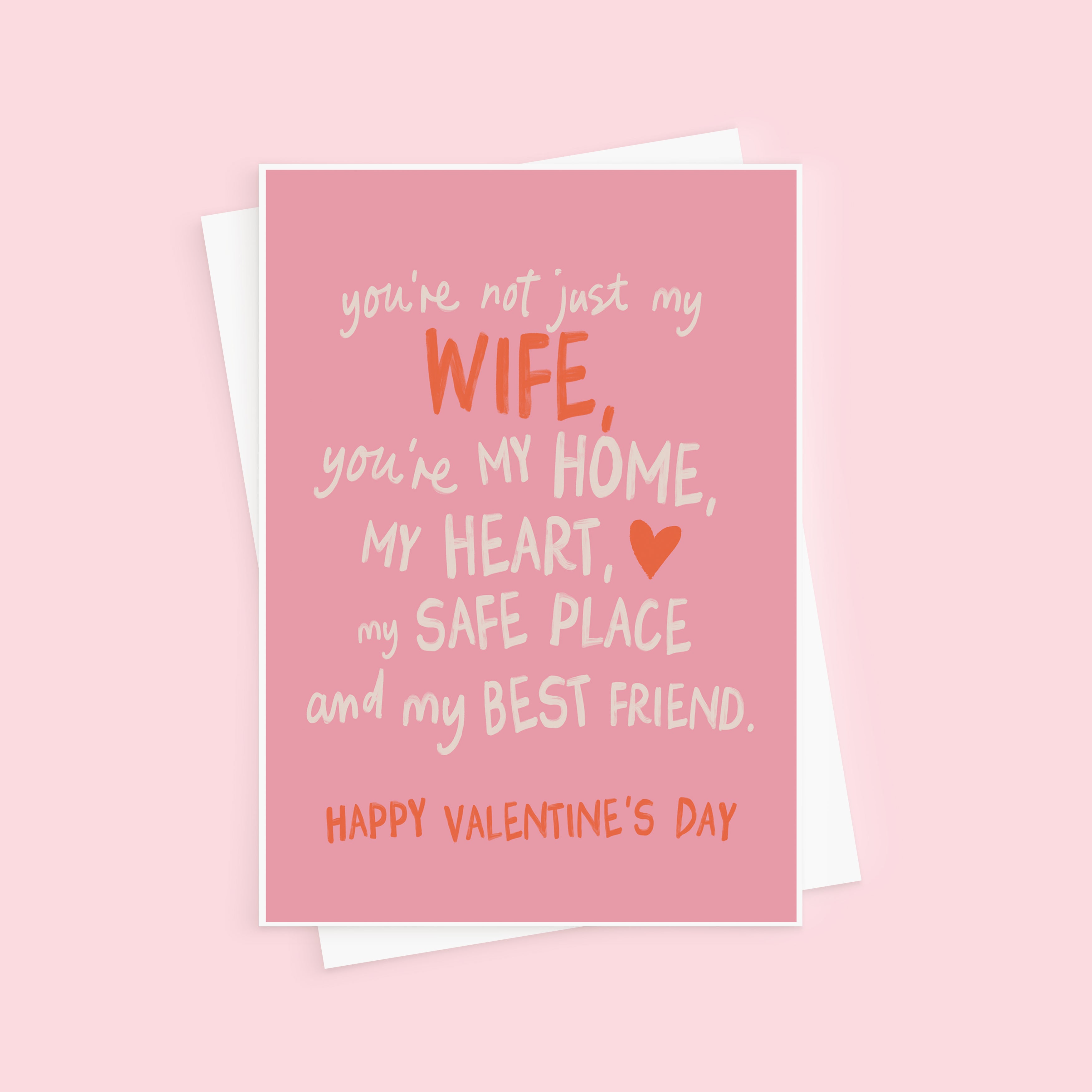 Not Just My Wife Sentimental Valentine's Day Card