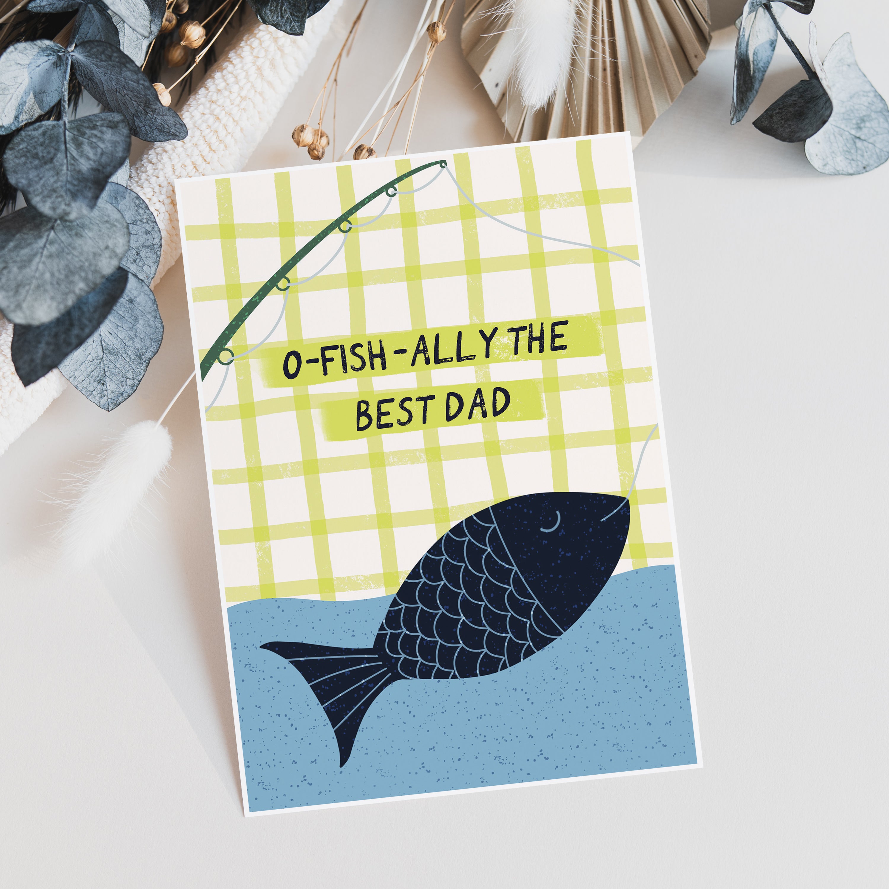 Fishing Pun Father's Day Card For Dad