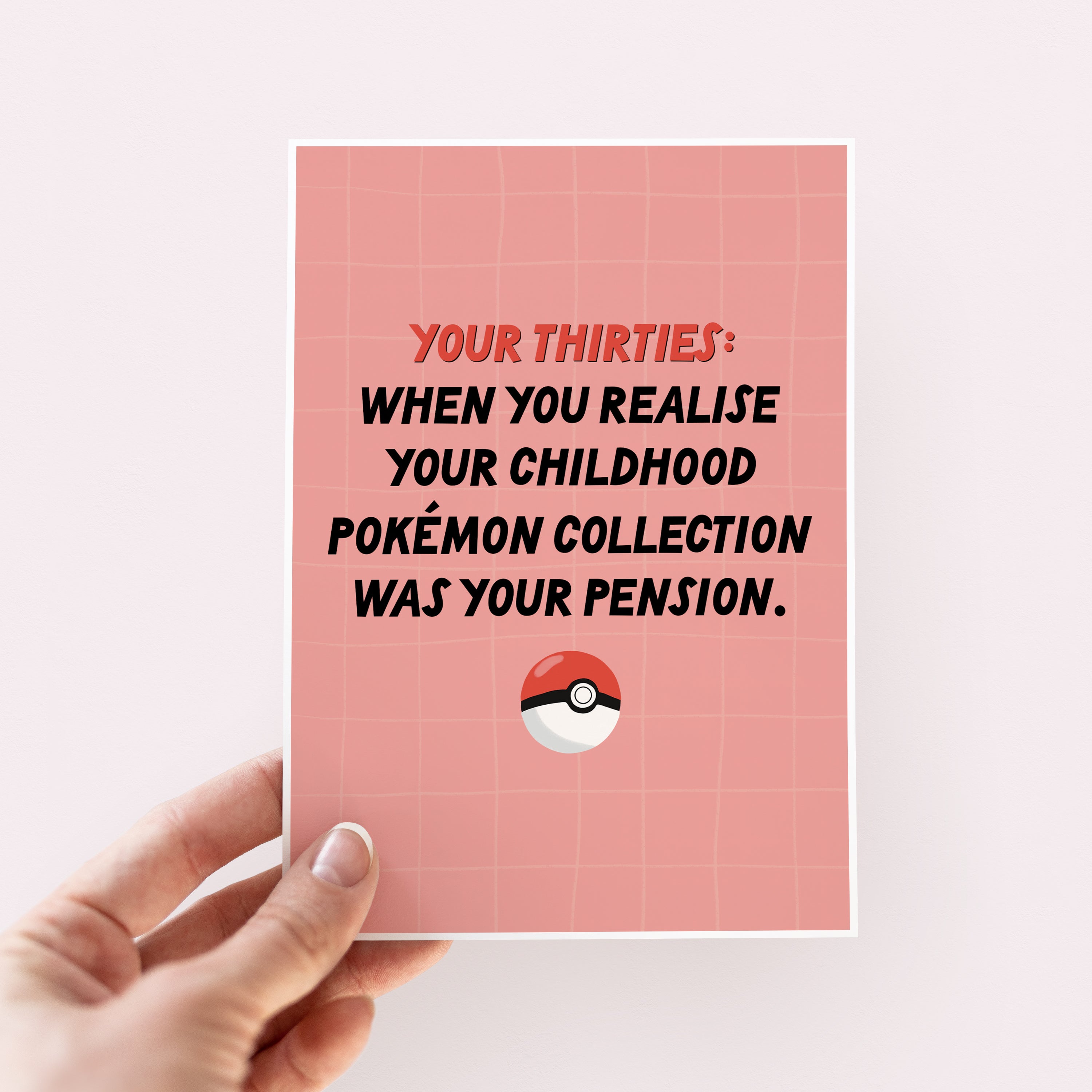 Funny Pokemon Pension Birthday Card