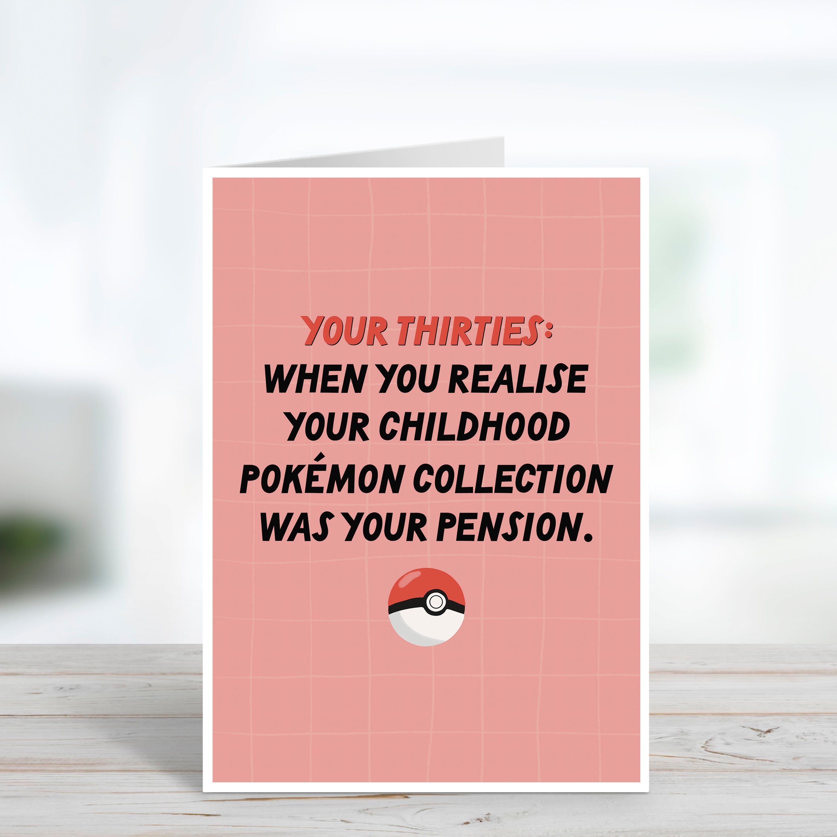 Funny Pokemon Pension Birthday Card