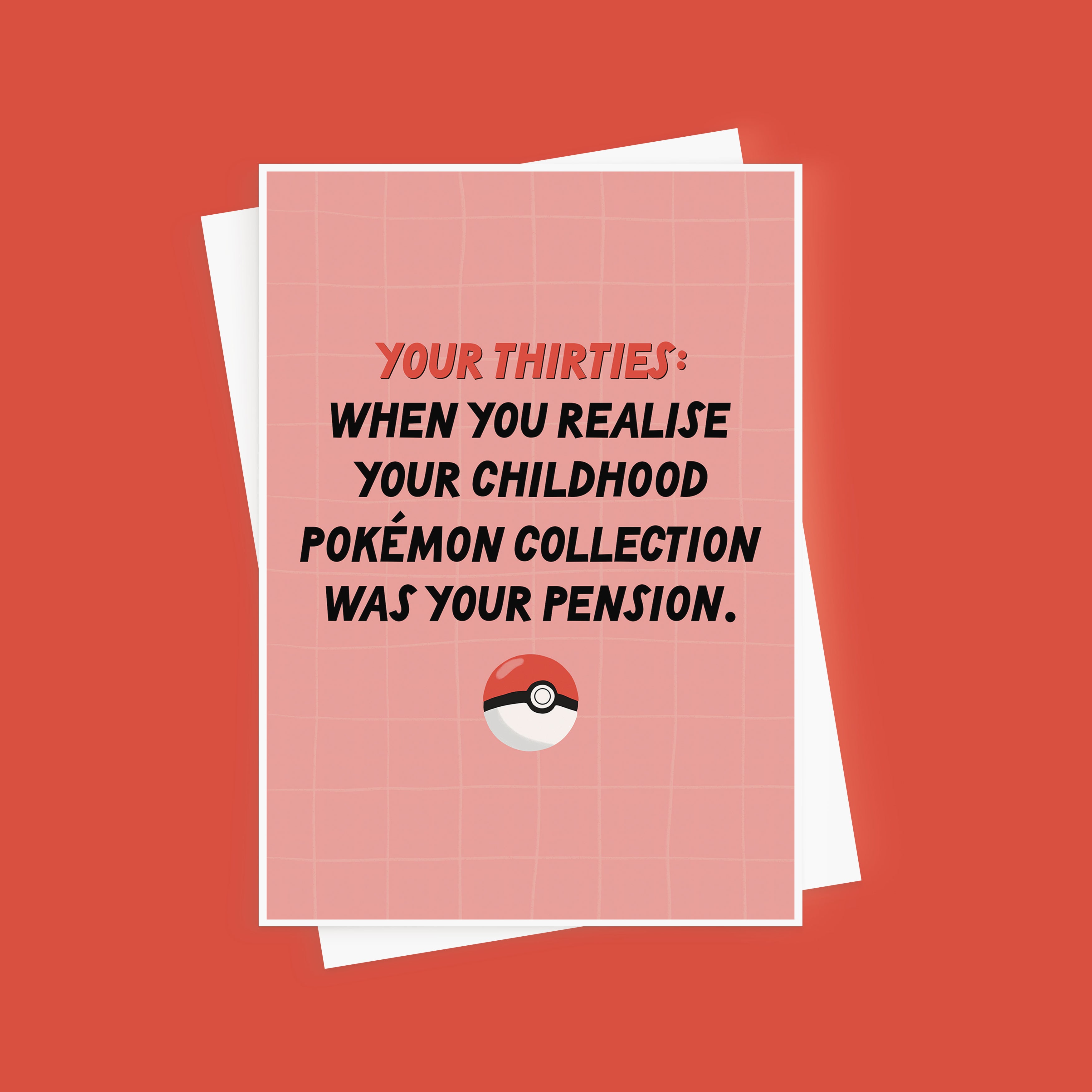 Funny Pokemon Pension Birthday Card