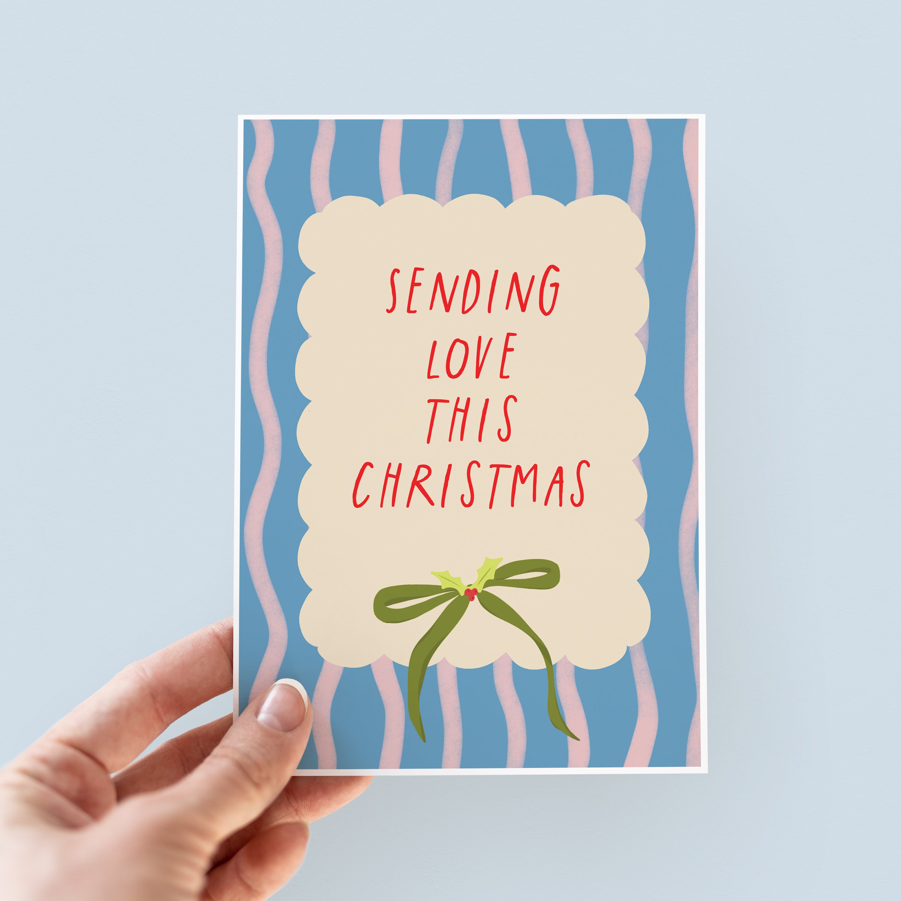 Modern Stripes Christmas Card Pack