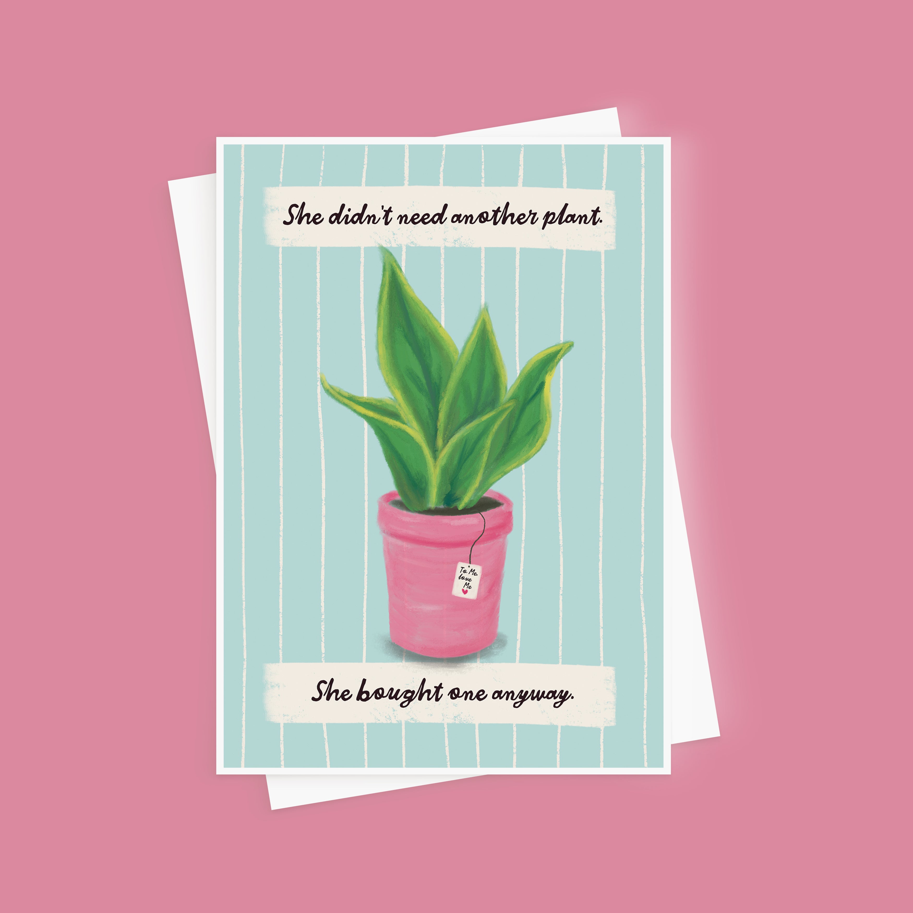 Funny New Plant Birthday Card For Her