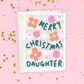 Smiley Christmas Card For Daughter