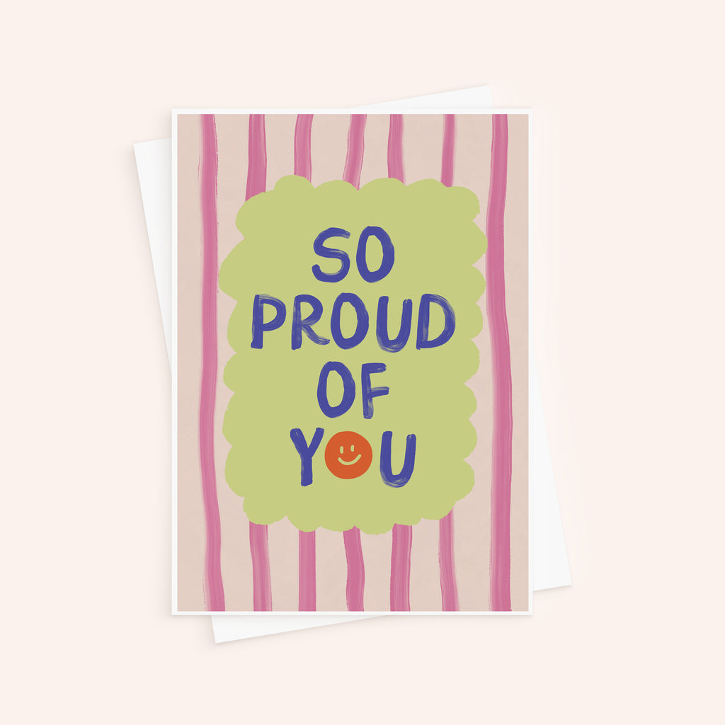 So Proud Of You Congratulations Card
