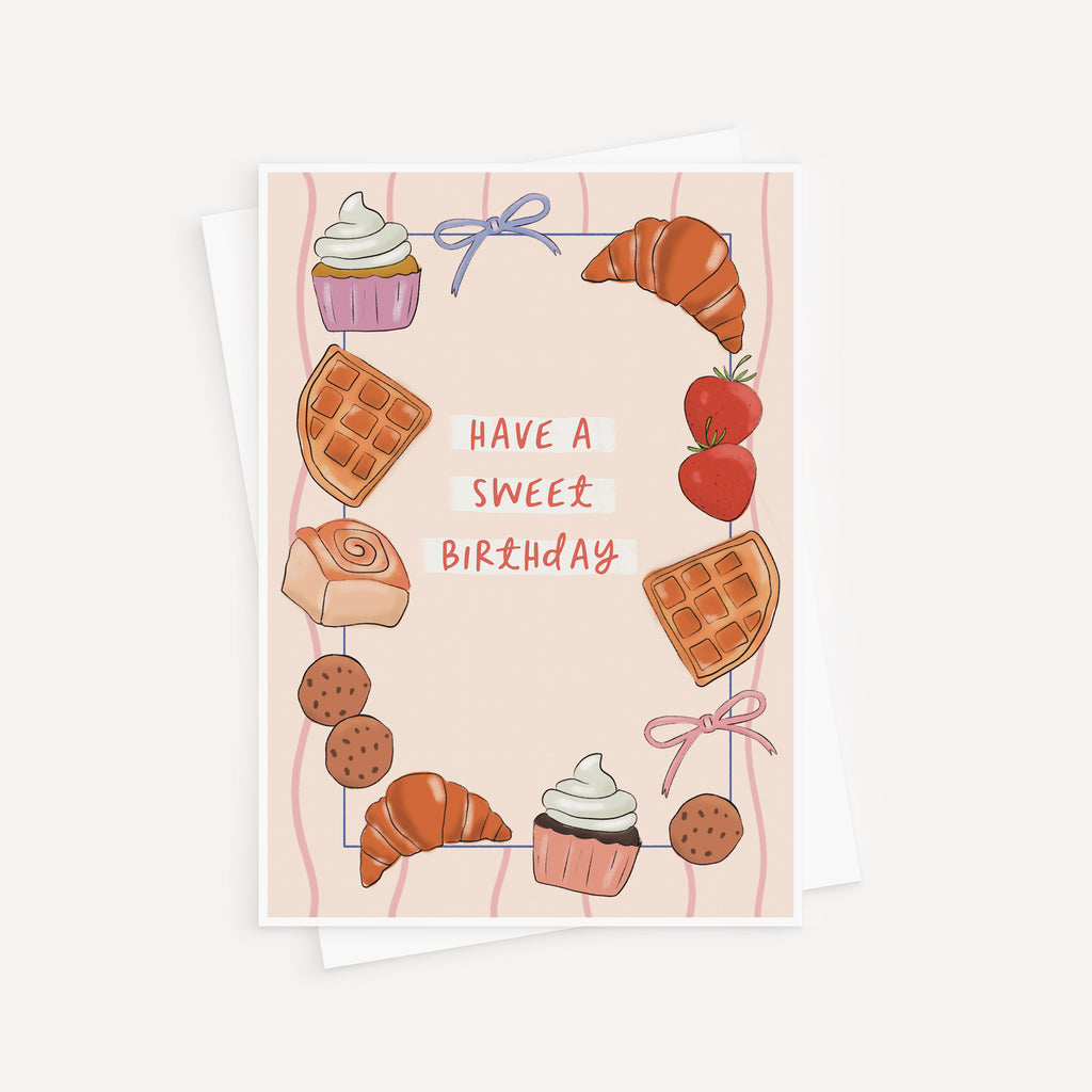 Have A Sweet Birthday Pastry Birthday Card