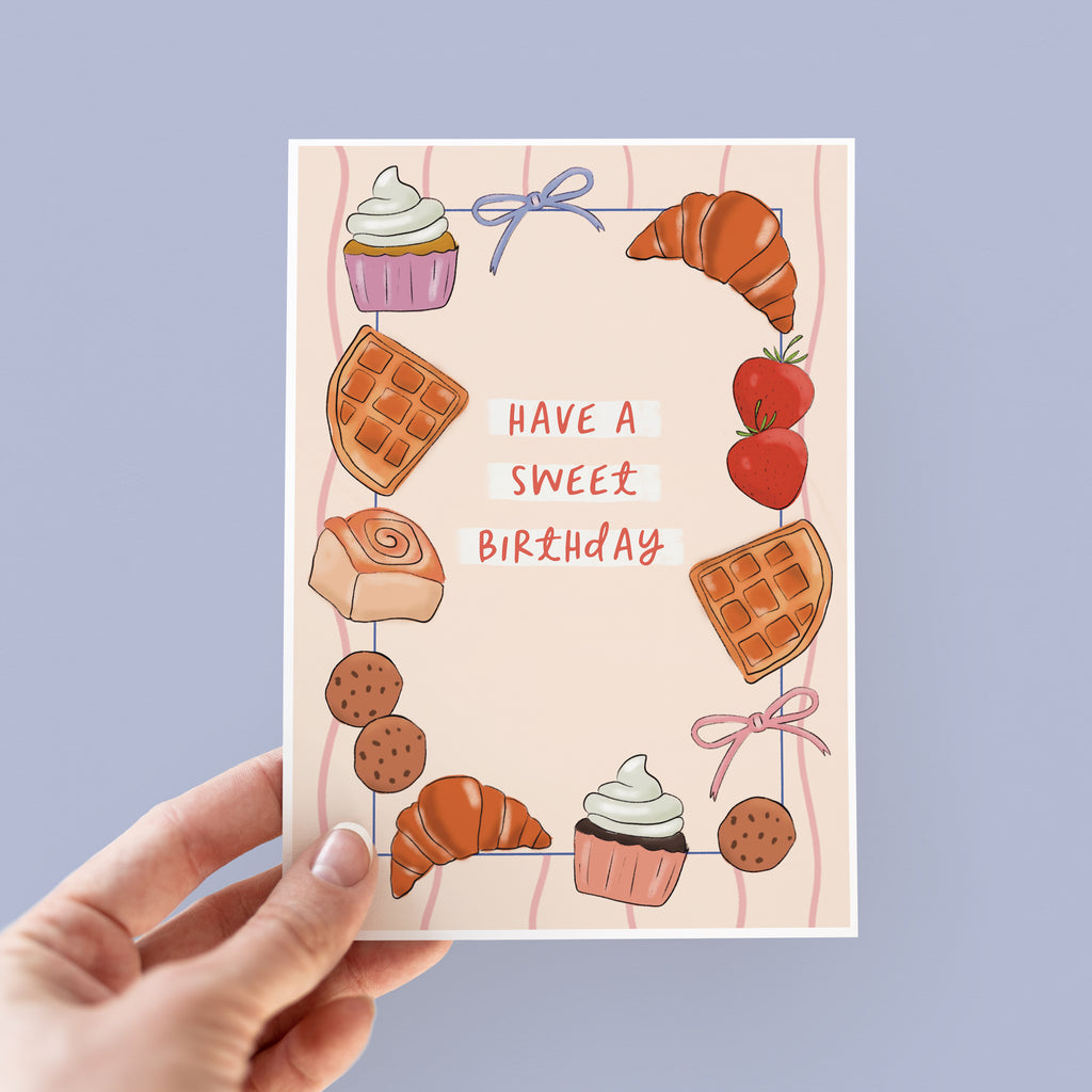 Have A Sweet Birthday Pastry Birthday Card