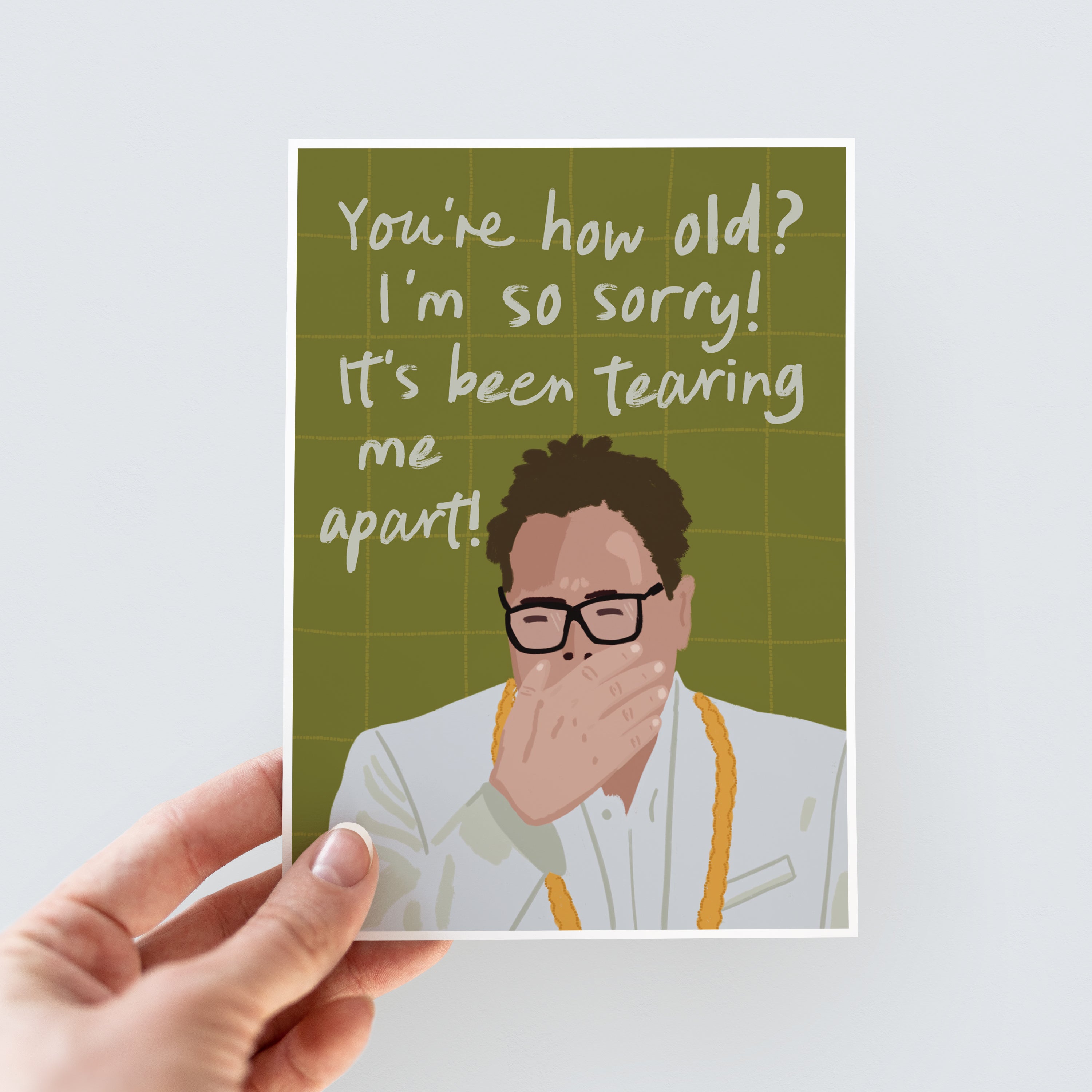 Funny Alan Carr Traitors Birthday Card