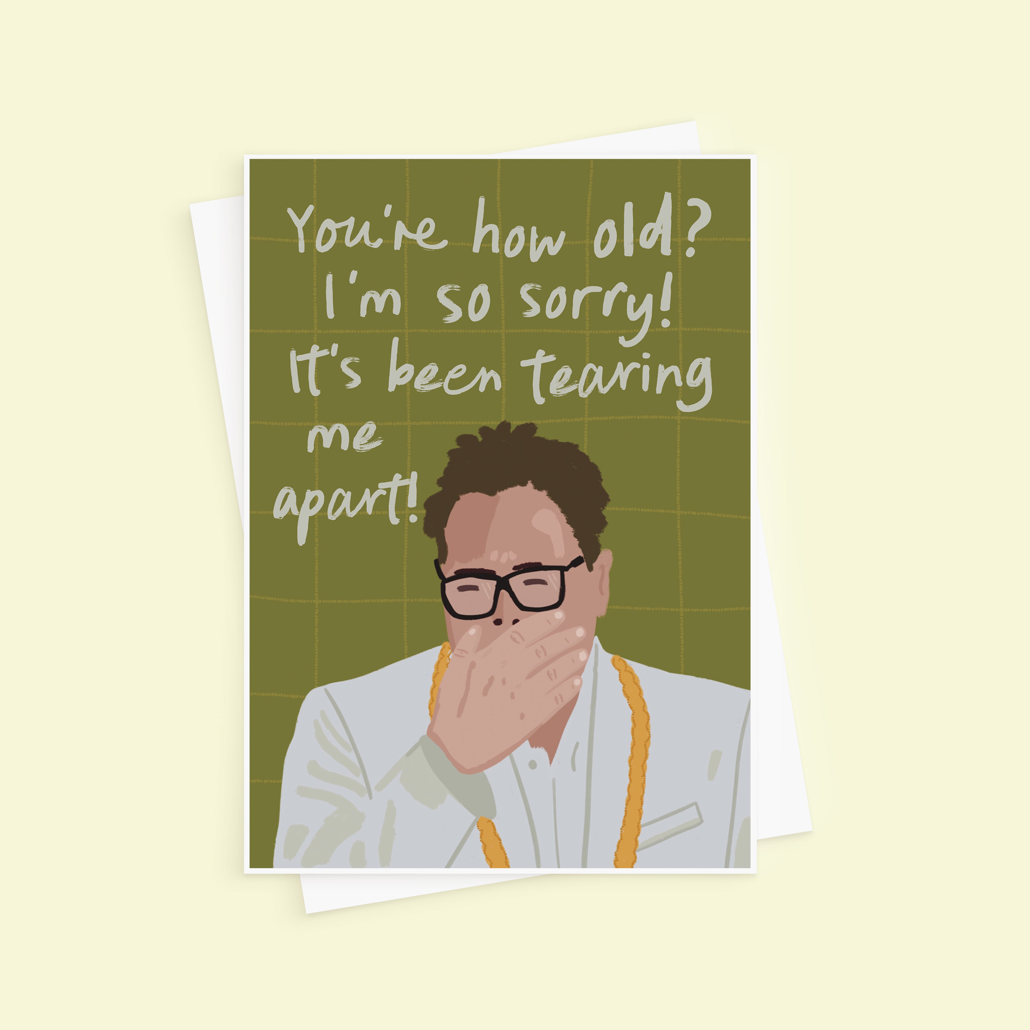 Funny Alan Carr Traitors Birthday Card