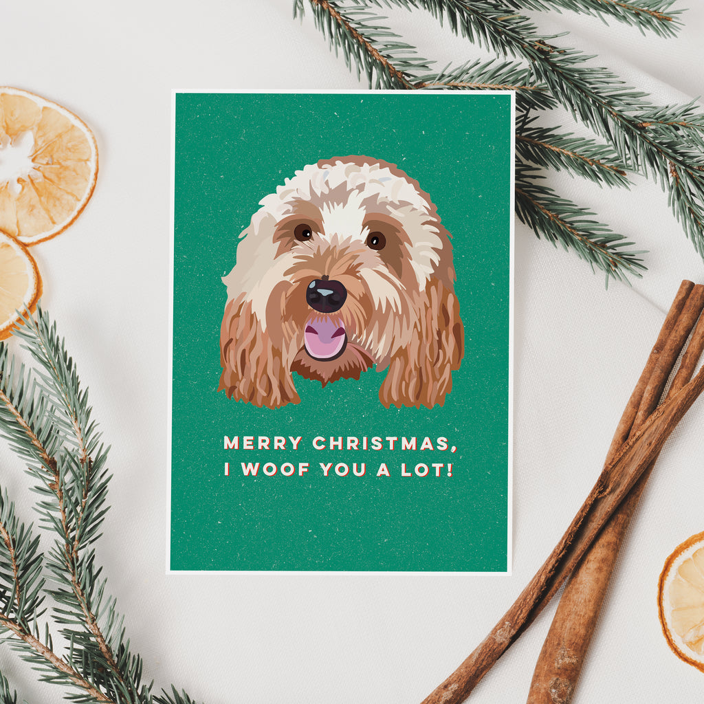 Cute Christmas Card From The Dog