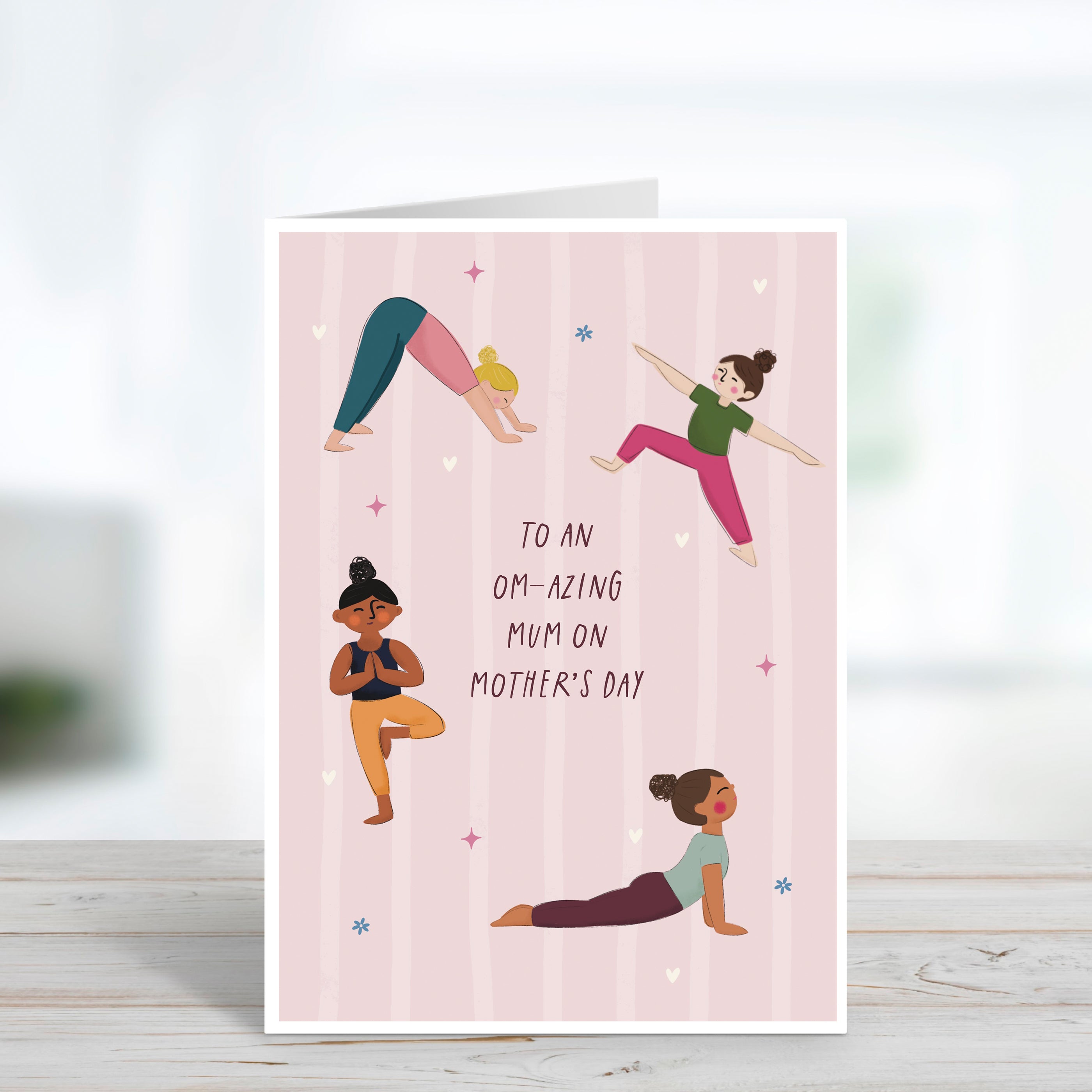 Yoga Mum Mother's Day Card