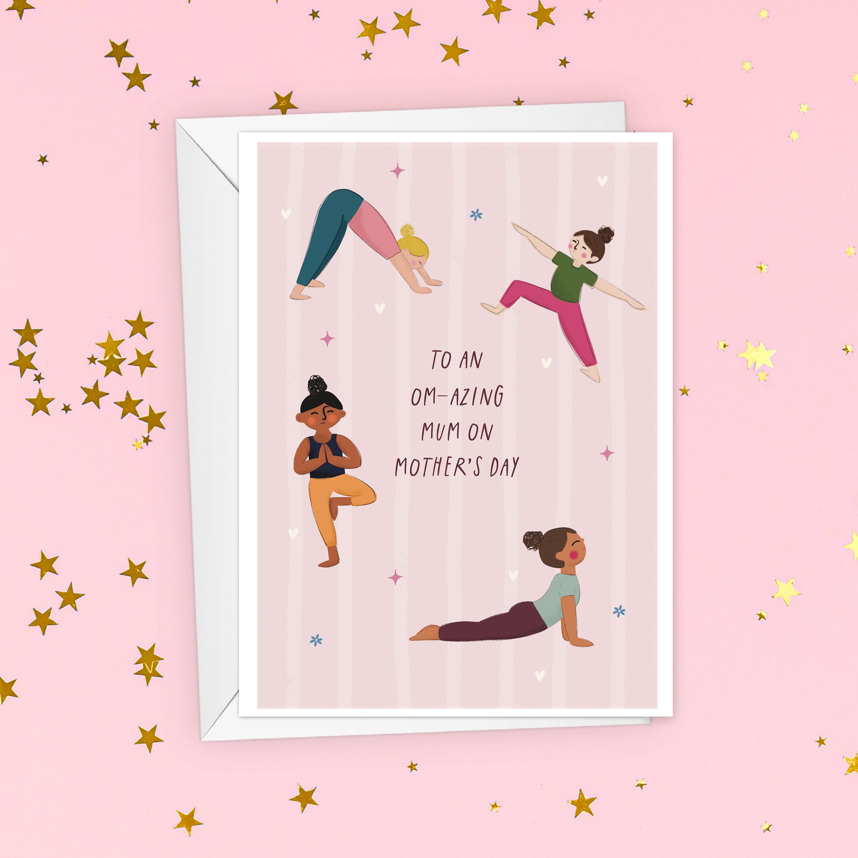 Yoga Mum Mother's Day Card