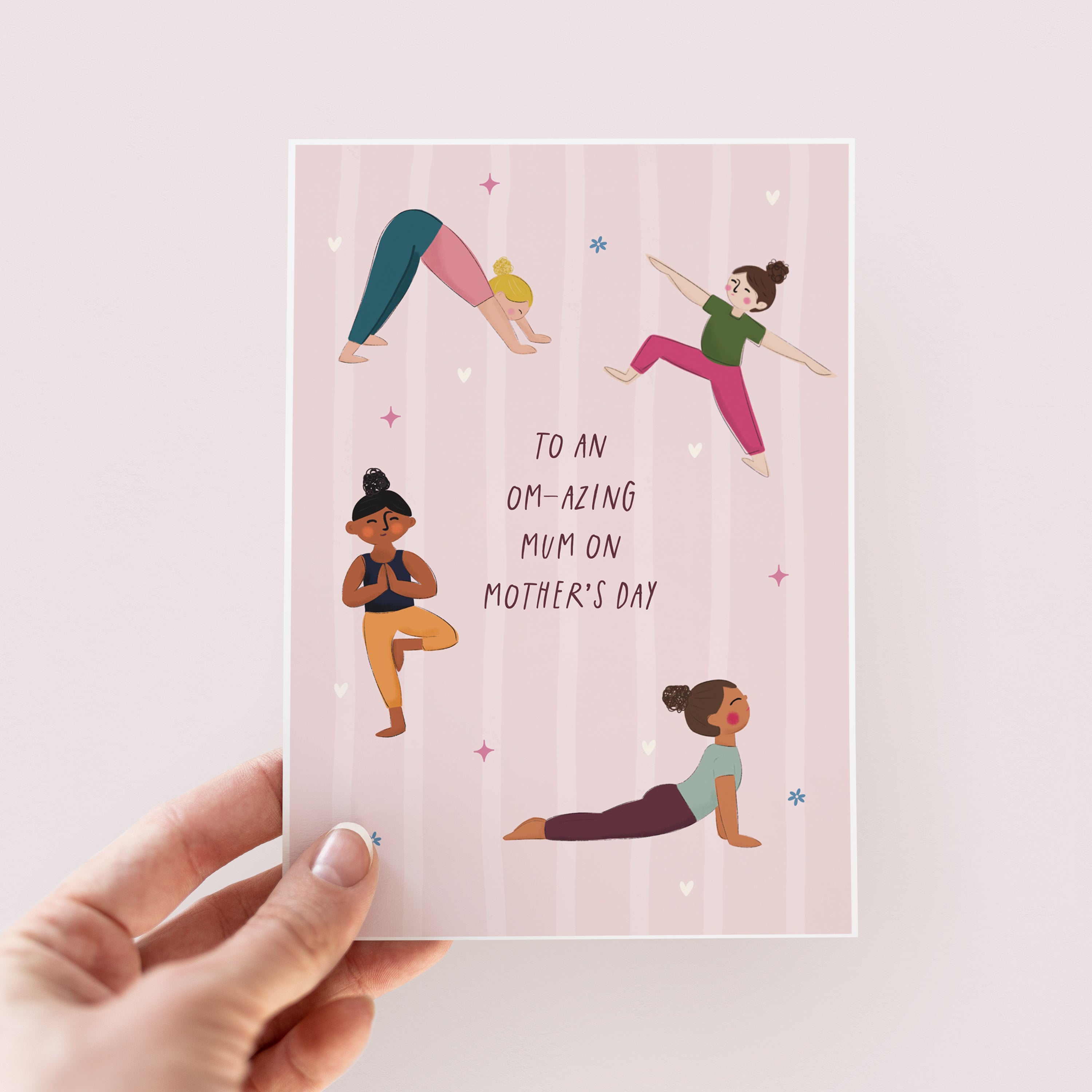 Yoga Mum Mother's Day Card