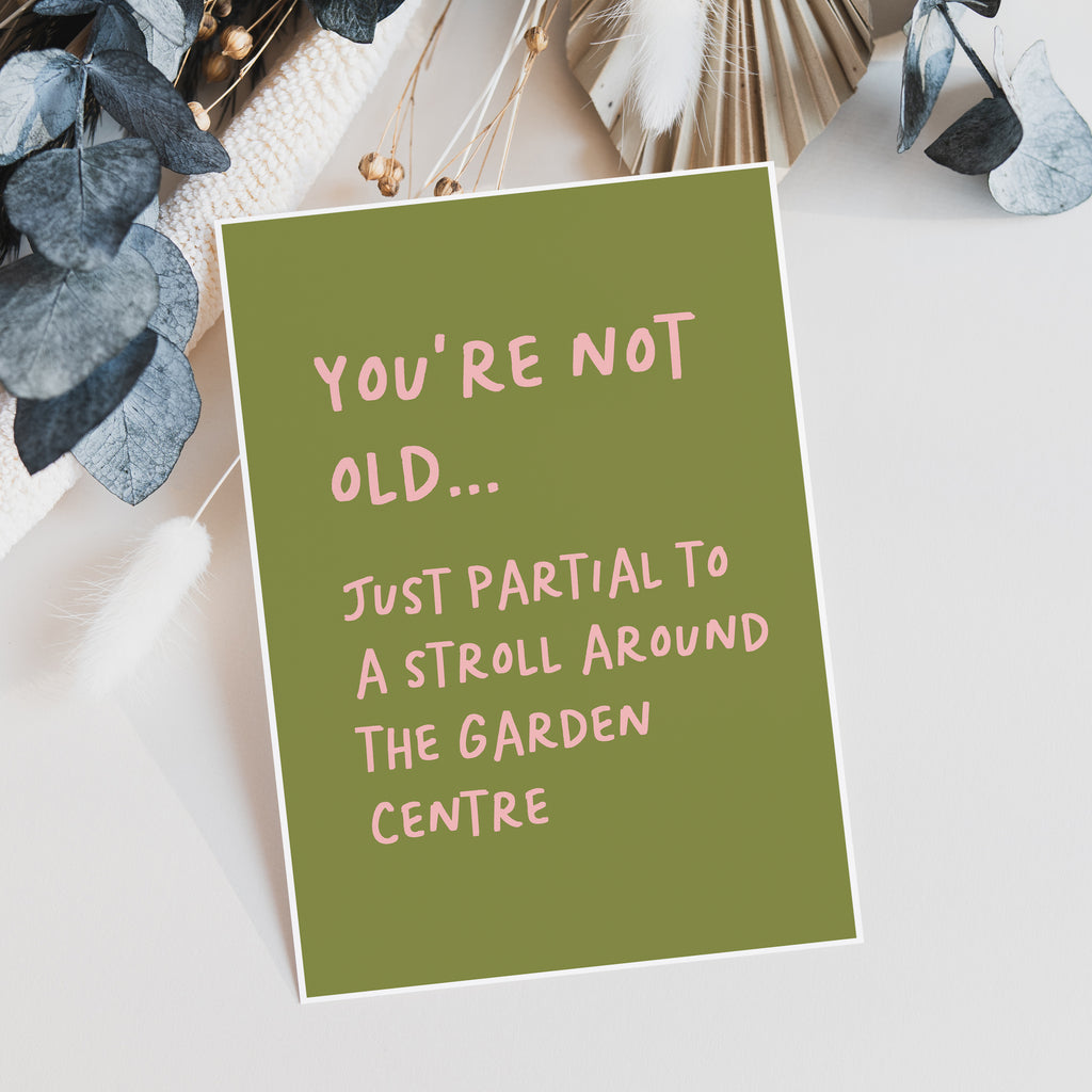 You're Not Old Funny Birthday Card