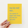 Funny Noises Birthday Card For Middle Age