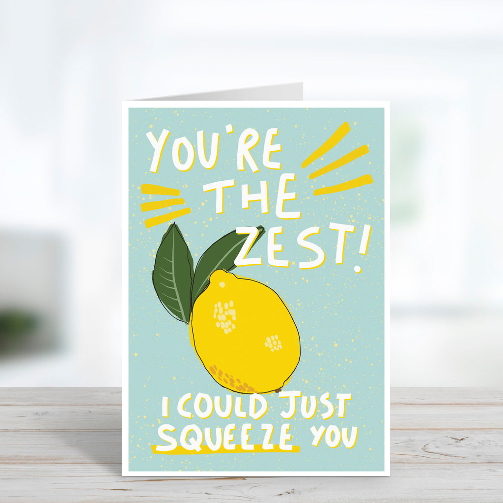 You're The Zest Thank You Card
