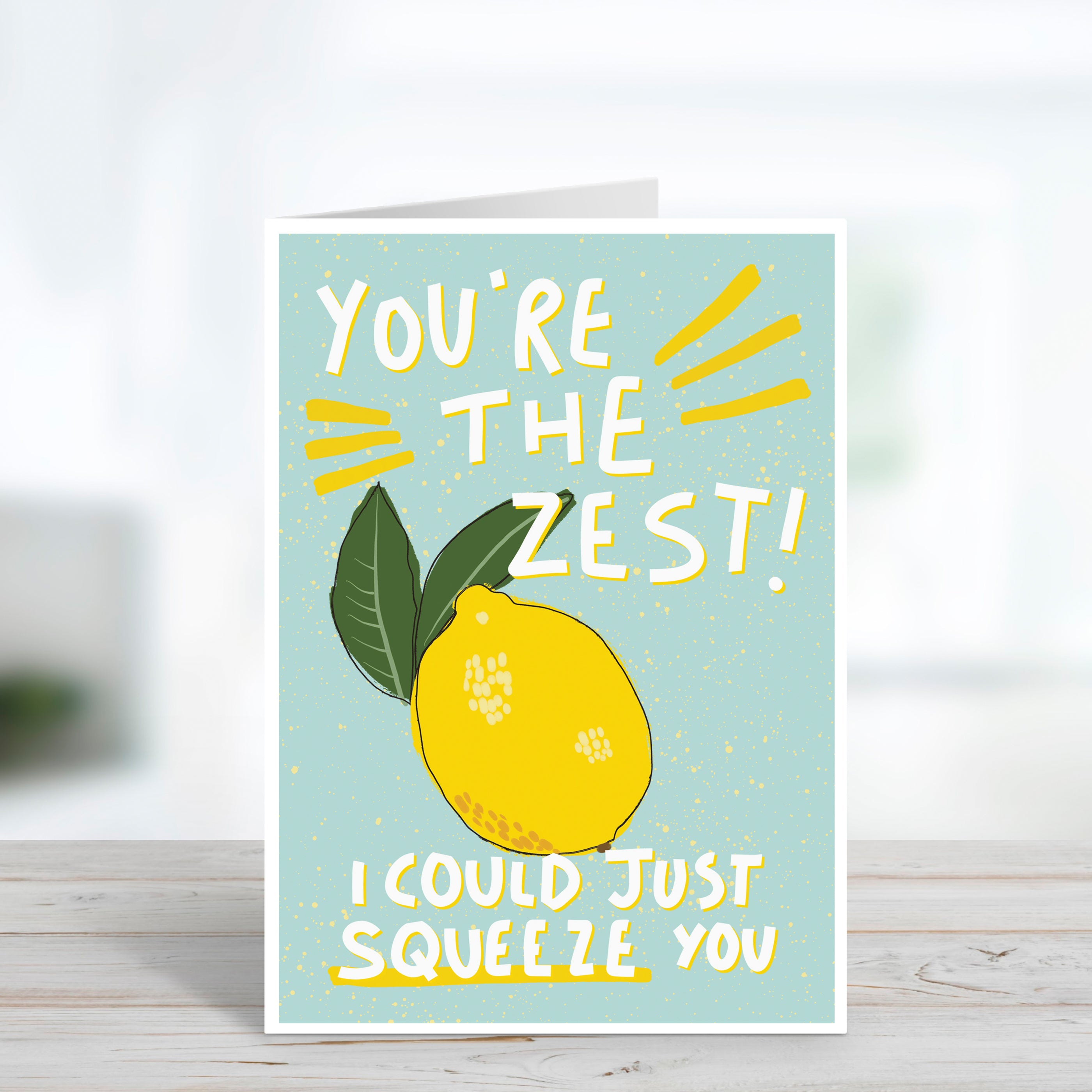 You're The Zest Thank You Card