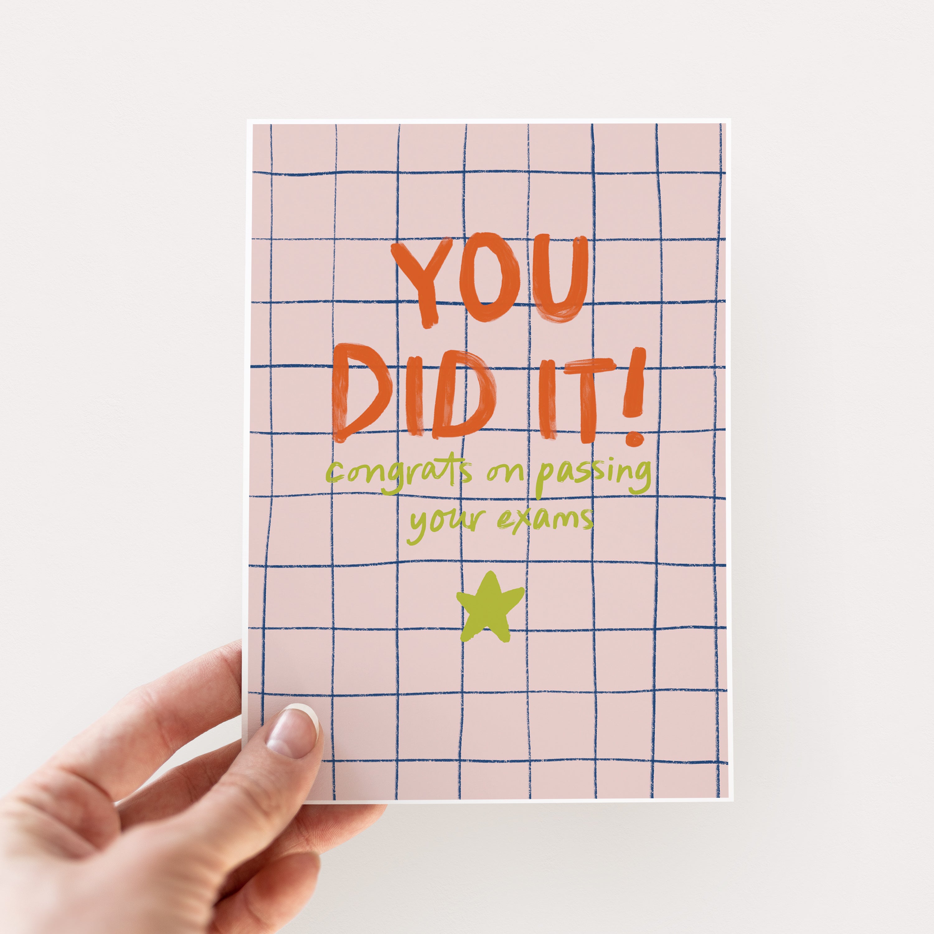 You Did It Exam Congratulations Card