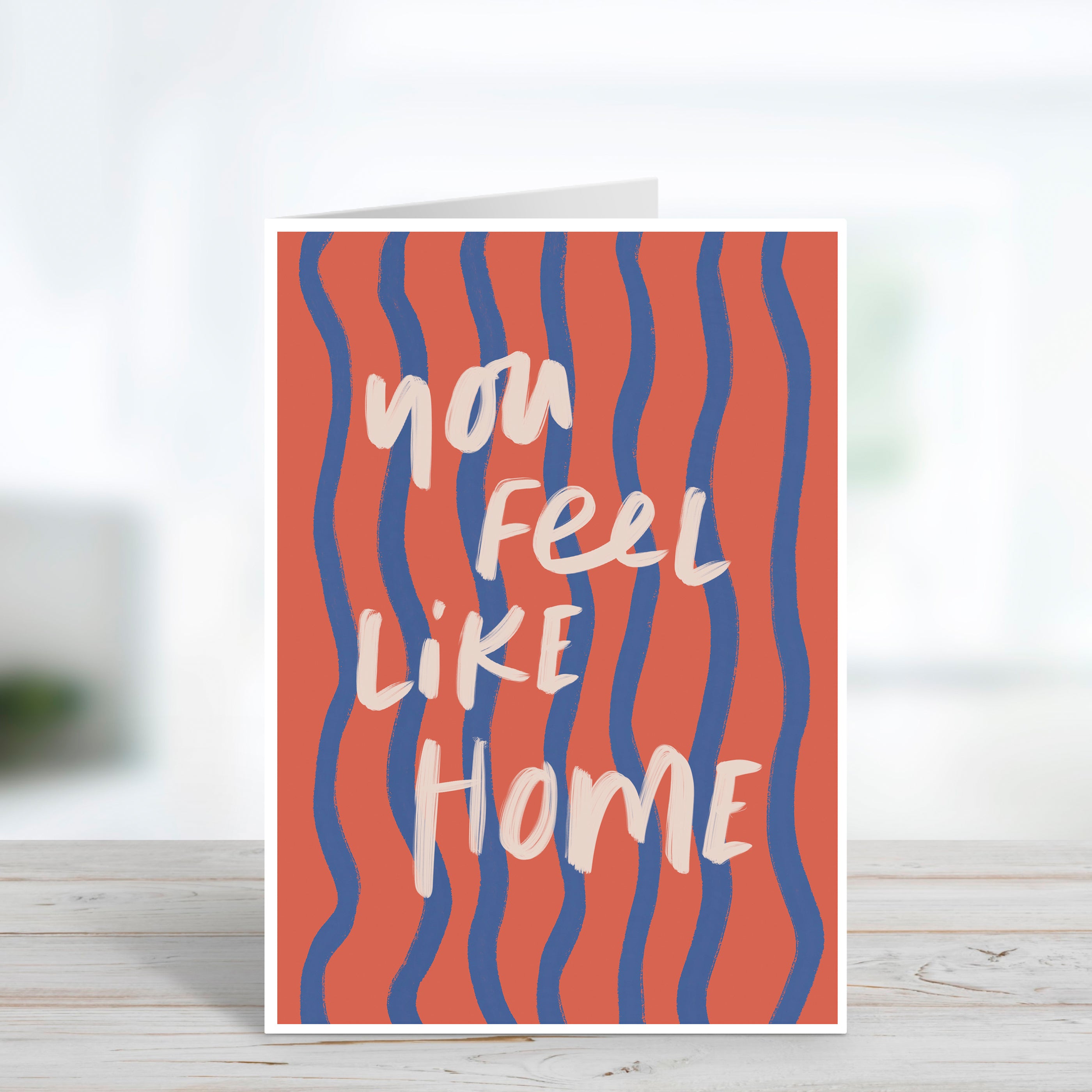 You Feel Like Home Modern Valentine's Day Card