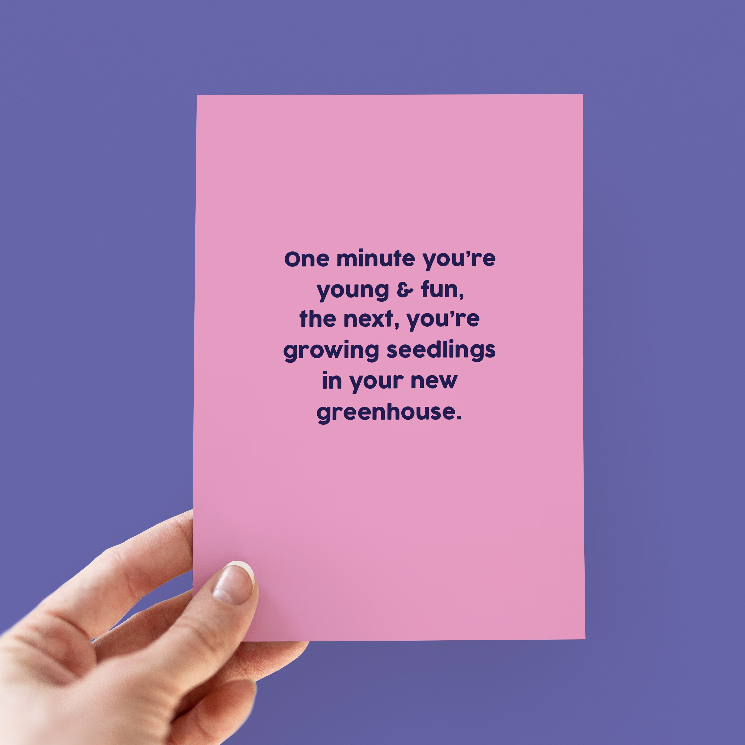 Young & Fun Greenhouse Birthday Card