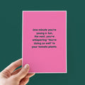 Young & Fun Tomato Plants Funny Birthday Card